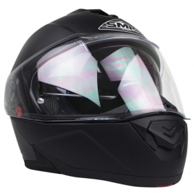 SMK GLIDE MATT BLACK MA200 Flip-up helmet