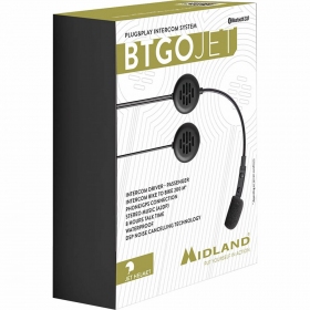 MIDLAND BT Go Jet Bluetooth Communication System Single Pack