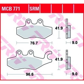 BRAKE PADS TRW MCB771SRM