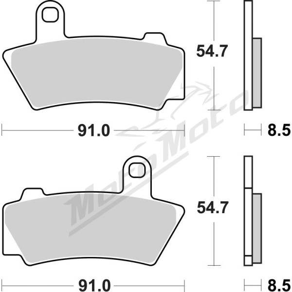 BREMBO Sintered Brake pads BMW R18 1800cc 21-24