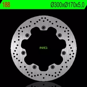 NG BRAKES 188 Round Fixed Brake Disc KAWASAKI GPZ / LTD / Z 450-1100 81-89