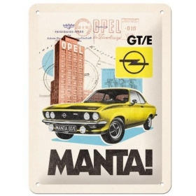 Metalinė lentelė OPEL MANTA GT/E 15x20