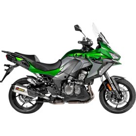 AKRAPOVIC Slip-On Line Muffler Carbon Fiber / Titanium Kawasaki KLZ 1000 19-23