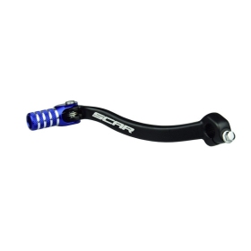 SCAR Shift Lever Matte Black/Blue Endpiece Yamaha 250-450cc 14-26