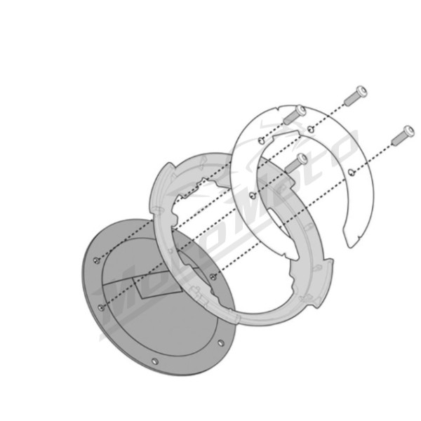 KAPPA tanklock mount Yamaha MT-07 700 21-24
