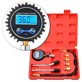 Compression tester for gasoline engine set of 8 pcs (digital)