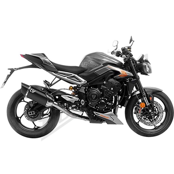 LEOVINCE LV-14 R Exhaust System TRIUMPH STREET TRIPLE 765 23-25