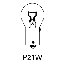Light bulbs Oxford P21W / BA15s (SCC) 12V 21W 10pcs