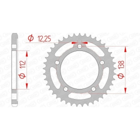 AFAM Steel Standard Rear Sprocket 525 41 teeth HONDA CBF 500 04-06
