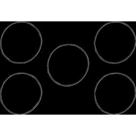 JAMES GASKET Derby/Inspection Cover Seal Kit Harley Davidson 1450cc 1999-2006 5pcs