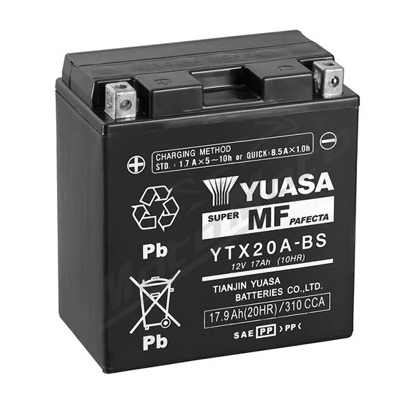 Battery YUASA YTX20A-BS 12V 17Ah MF