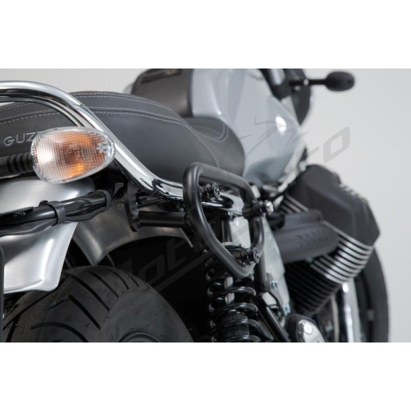 SW-MOTECH Legend Gear LC2 Side Bag System Brown Edition Moto Guzzi V7 750 17-20