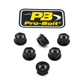 PRO BOLT Veržlių kompl. juodas APRILIA / BENELLI / DUCATI / HONDA 125-1100cc 90-26
