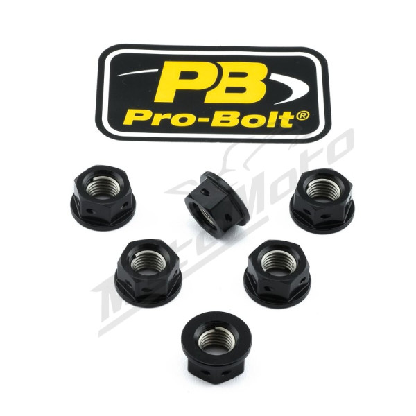 PRO BOLT Veržlių kompl. juodas APRILIA / BENELLI / DUCATI / HONDA 125-1100cc 90-26
