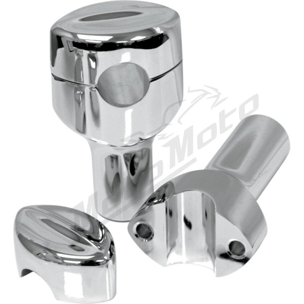 LA CHOPPERS Hefty Smooth Handlebar Risers for 1-1/4" Handlebars 32mm +76,2mm 2pc.