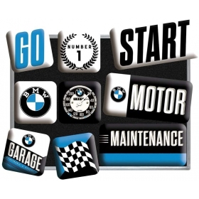 Set of magnets BMW 2,2x2,2 / 4,5x2,2 9pcs.