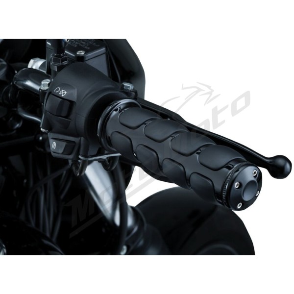 KURYAKYN ISO juodos rankenėlės Ø25.4mm Honda / Suzuki 500/1800 95-17