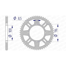 AFAM Aluminium Rear Sprocket 420 49-54 teeth