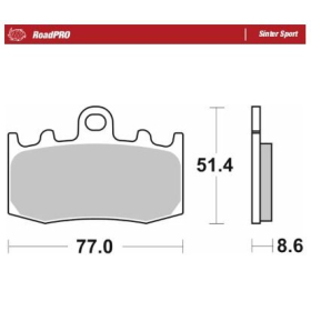 MOTO-MASTER Sinter Sport Front Brake Pads BMW K / R 900-1300 00-15