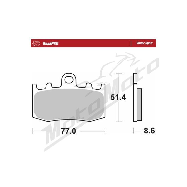 MOTO-MASTER Sinter Sport Front Brake Pads BMW K / R 900-1300 00-15