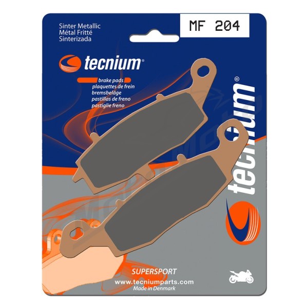 TECNIUM Street Performance Sintered Metal Brake pads MF204 Kawasaki / Suzuki 650/1700 96-25