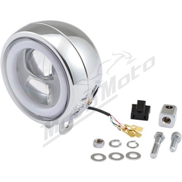 DAYTONA CAPSULE120 Universal Headlight 120mm (bottom mount)