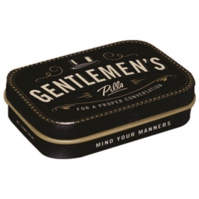 Box of mint sweets GENTELMEN'S 62x41x18mm 4pcs.