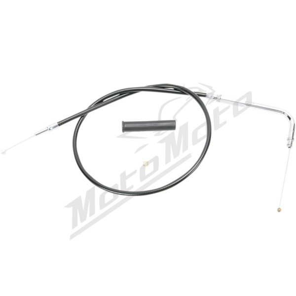 DRAG SPECIALTIES Black Vinyl Throttle/Idle Cable Harley Davidson FLHR / FLHS / FLHT / FLHTC / FLHTCU / FLHTCUI 883-1340cc 88-95