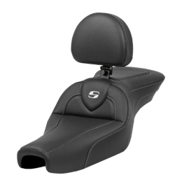 SADDLEMEN Roadsofa Seat With Backrest Harley Davidson XL 883-1200 04-22