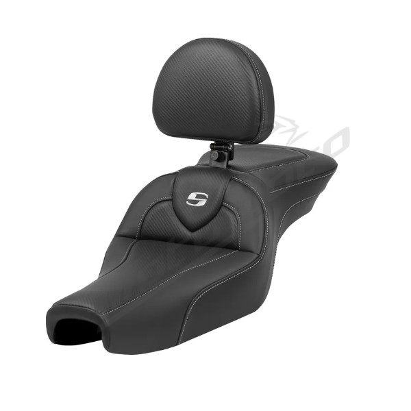 SADDLEMEN Roadsofa Seat With Backrest Harley Davidson XL 883-1200 04-22