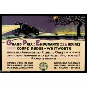 Metal tin sign 24h LE MANS FIRST 20x30