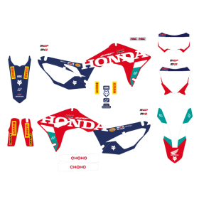 Blackbird Racing Replica Team Grafikos kompl. Honda CRF 450cc 17-20