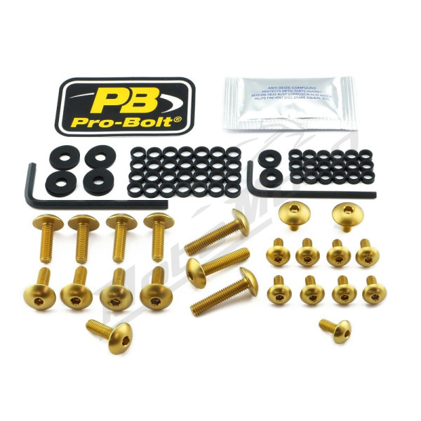 PRO BOLT Aluminium Fairing Bolt Kit for Yamaha YZF-R6 600cc 17-20