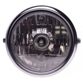 Universal CHROME headlight 185mm