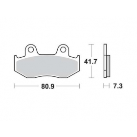 BRAKE PADS FERODO FDB382SG / MCB534 OFFROAD