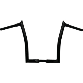 FAT BAGGERS INC. Pointed Top Handlebar Black 89x35.5cm Harley Davidson FLFBS / FLTRX / FLTRXSE 1923-1977 23-26