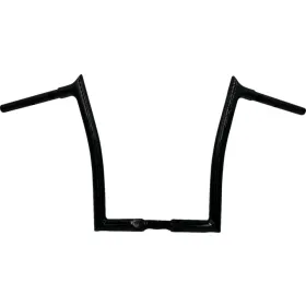 FAT BAGGERS INC. Pointed Top Handlebar Black 89x35.5cm Harley Davidson FLFBS / FLTRX / FLTRXSE 1923-1977 23-26
