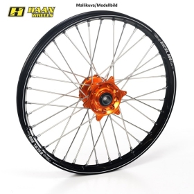 Haan wheel KTM SX/SX-F 21-1,60 ORANGE HUB/BLACK A60 RIM