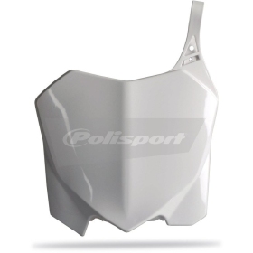 Polisport priekinis numerio plastikas Honda CRF 250/450cc 09-13 Balta