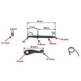 Gearbox repair kit AM6 50cc 2T