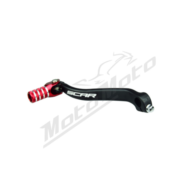 Scar racing gear shift lever SUZUKI RMZ 450 08-25 Black/Red