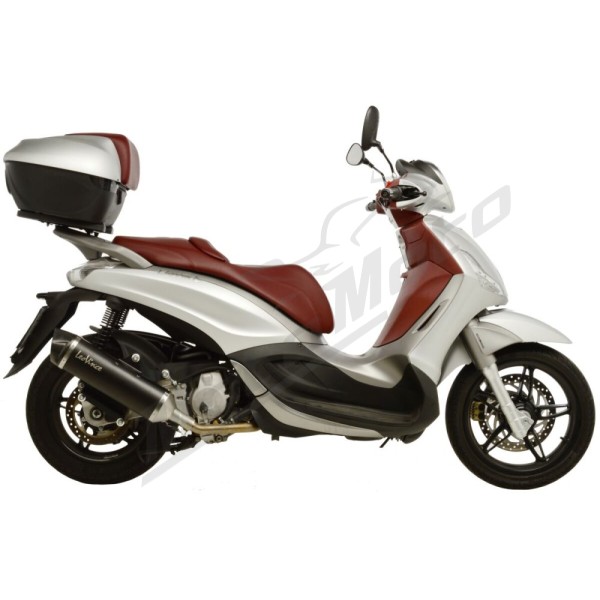 LEOVINCE Nero Slip-On Muffler - Stainless Steel PIAGGIO BEVERLY 350 11-16