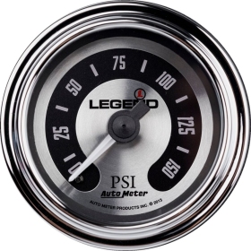 LEGEND SUSPENSION Gauge Air Chrome/Machined Aluminum Harley Davidson FLHT / FLHTCU / FLHX / FLTRU / FLTRI 1450/1800 96-13