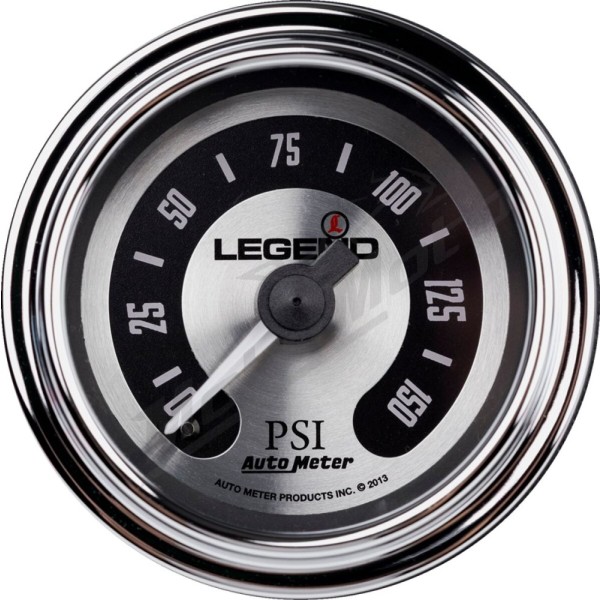 LEGEND SUSPENSION Gauge Air Chrome/Machined Aluminum Harley Davidson FLHT / FLHTCU / FLHX / FLTRU / FLTRI 1450/1800 96-13