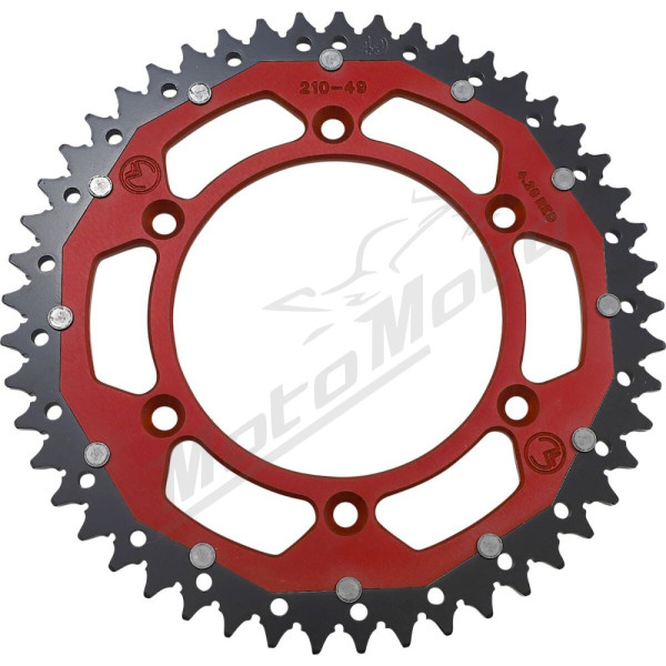 MOOSE OFFROAD HARD-PARTS Dual Sprocket 49T Beta / Honda / Yamaha 125-650cc 82-22