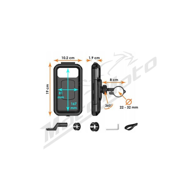 4RIDE Phone Holder 167 x 81 x 10 mm
