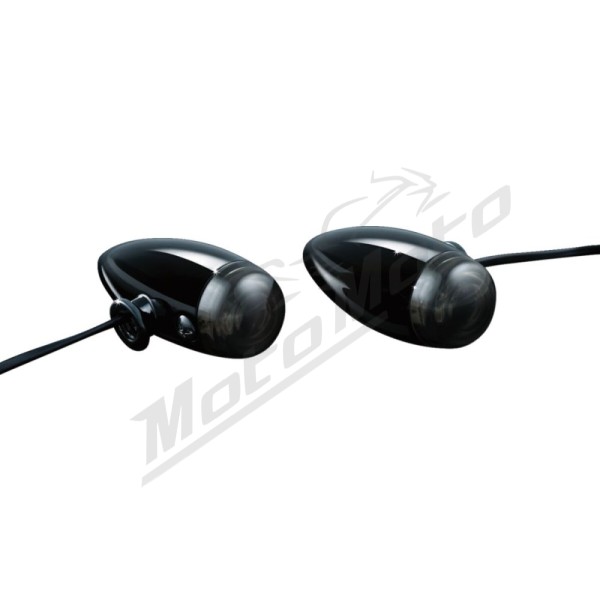 KURYAKYN LED Mini Universal Marker / Turn Lights Black