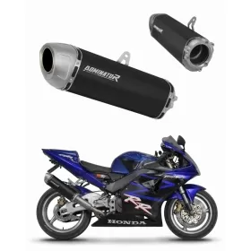 Honda CBR 954 2002-2003 Exhaust Silencer Muffler S6 BLACK + dB killer
