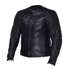 SALE! LEOSHI MILLOW black leather jacket for men 2xl