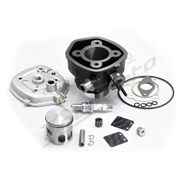 Cylinder kit POLINI Corsa cast iron Ø47 pin Ø12 Minarelli horizontal H2O
